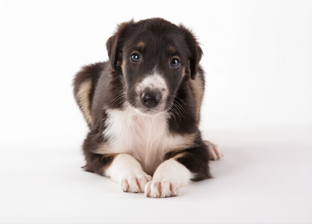 “Playful Borzoi puppy holding a toy – Borzoi dog for sale, raised with early socialization”
